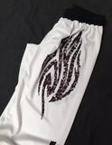 Size 1 / 140cm White and Black Antishock Uniform