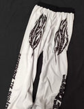 Size 1 / 140cm White and Black Antishock Uniform
