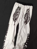 Size 6 / 190cm White and Black Antishock Uniform