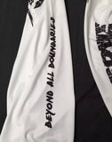 Size 1 / 140cm White and Black Antishock Uniform