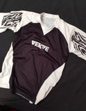 Size 1 / 140cm White and Black Antishock Uniform